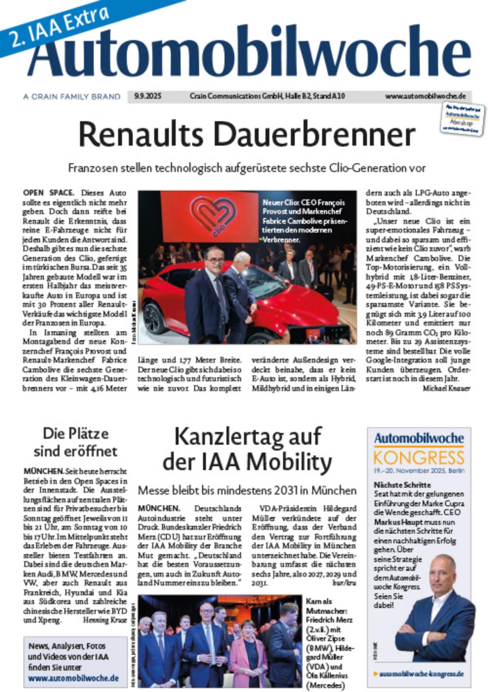 Automobilwoche Cover