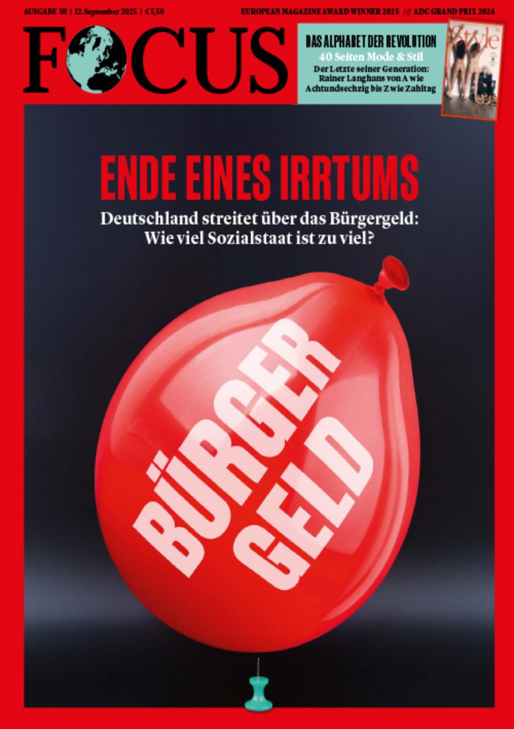 Cover - FOCUS Ausgabe 38/2025