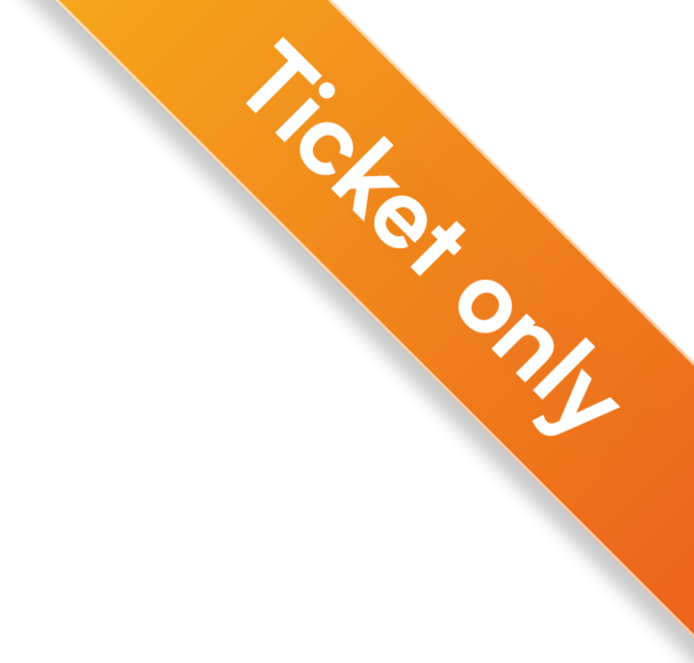 Nur mit Ticket