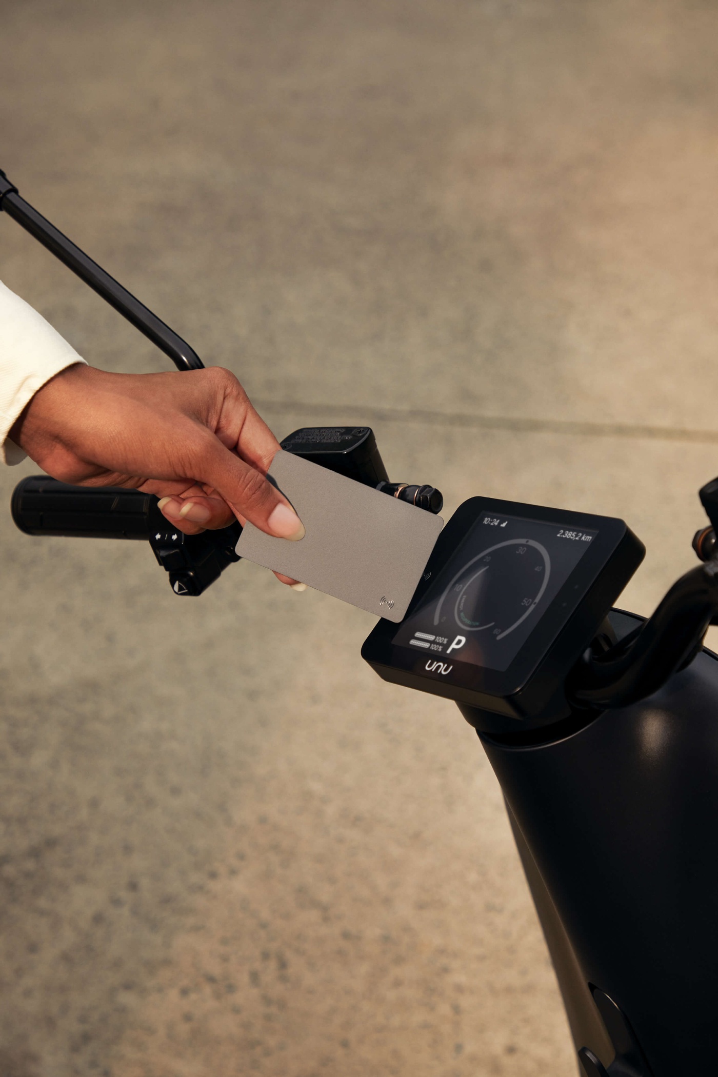 Starten per Karte: Bei einigen Modellen ist kein Schlüssel mehr nötig. © Unu Motors 