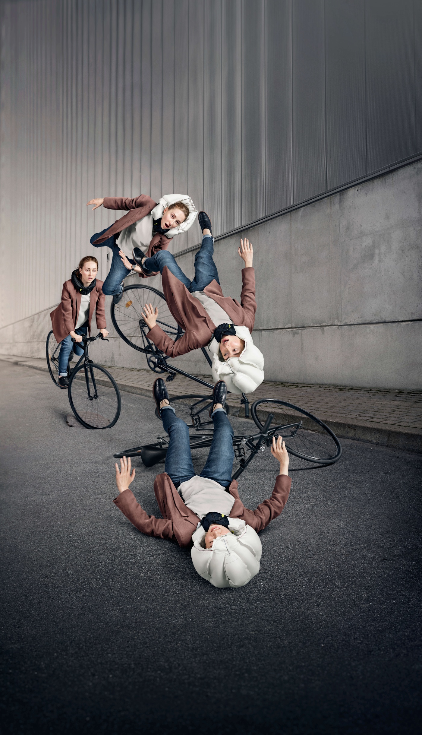 Swedish bike helmet airbag discount
