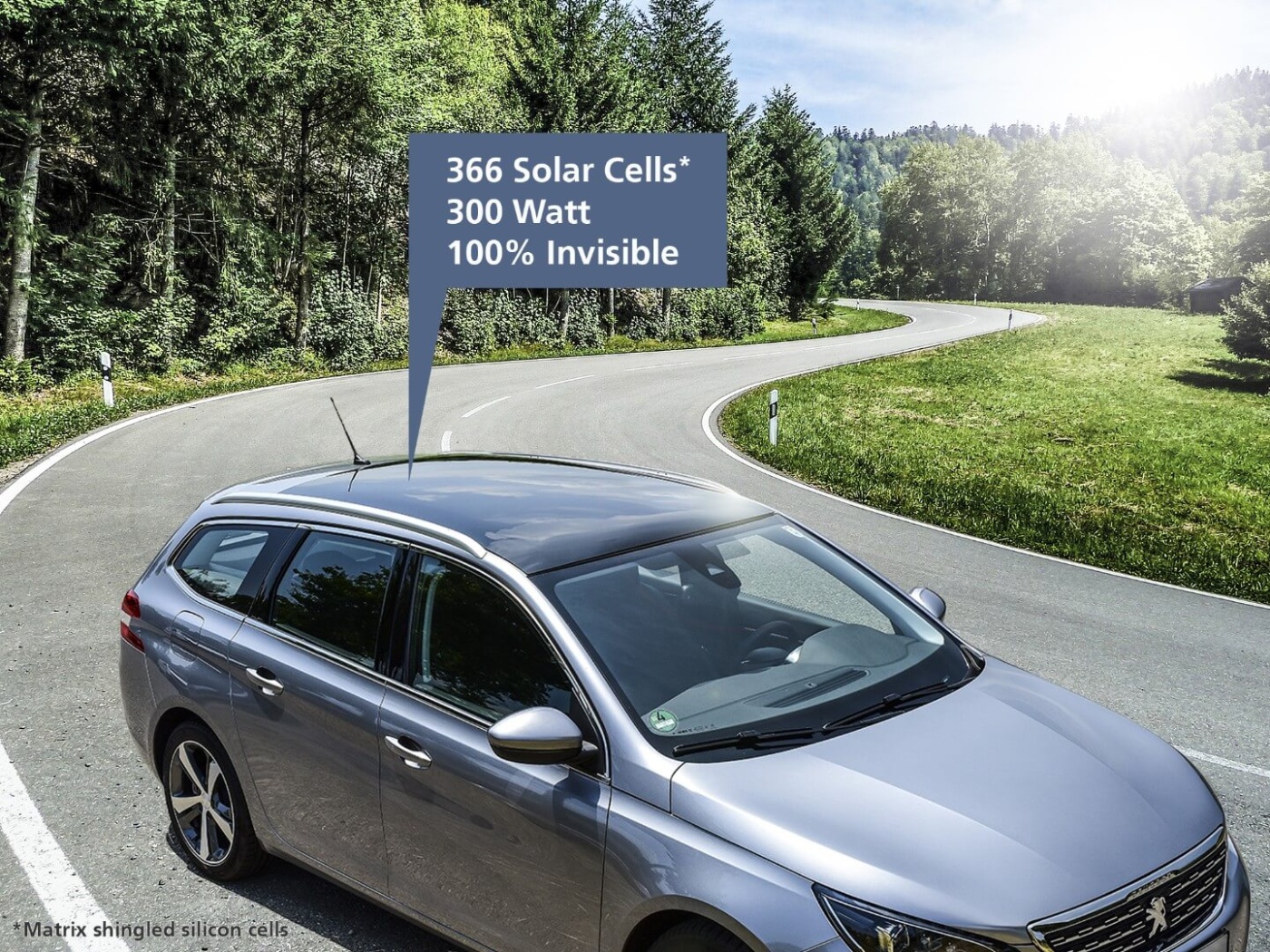 FraunhoferISE installs its invisible solar panels in commercially available panorama roofs. © ISE 