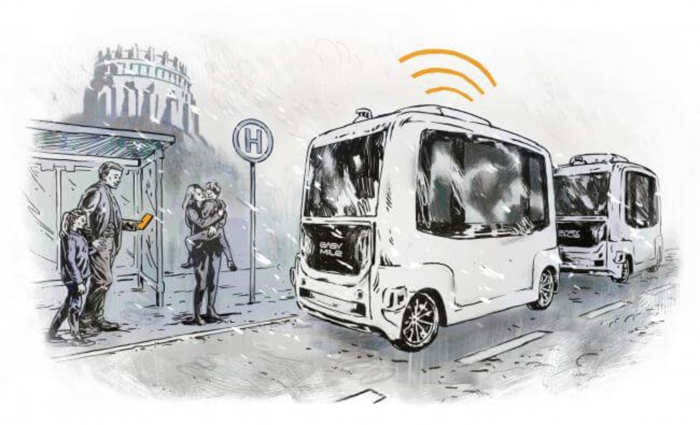 Auch im Landkreis Kelheim sollen künftig autonome Shuttlebusse getestet werden. © Easymile 