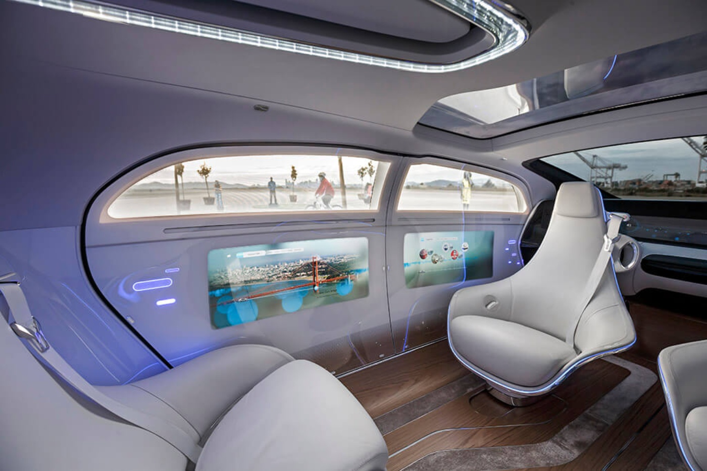 Wie ein zweites Wohnzimmer: Die Innenräume von Autos werden flexibler und gemütlicher © Daimler 