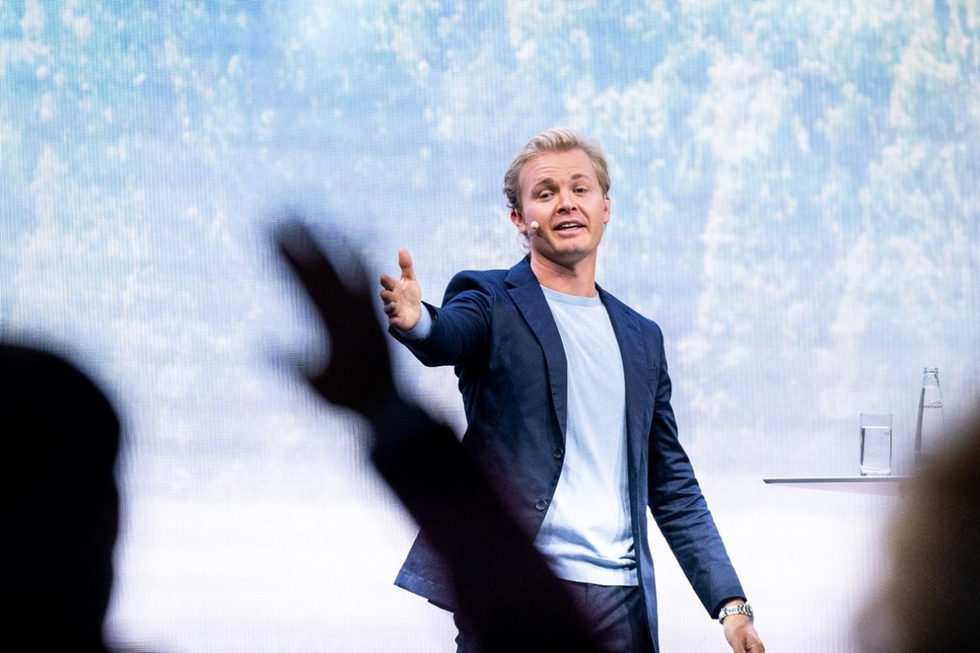 Nico Rosberg auf der IAA MOBILITY Bühne