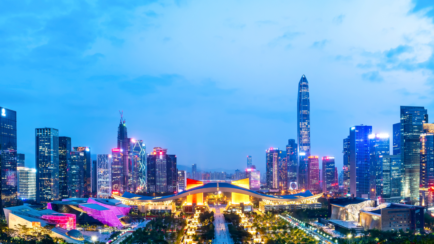 Shenzhen China Buildings In Shenzhen China On Monday Feb 12 2024 