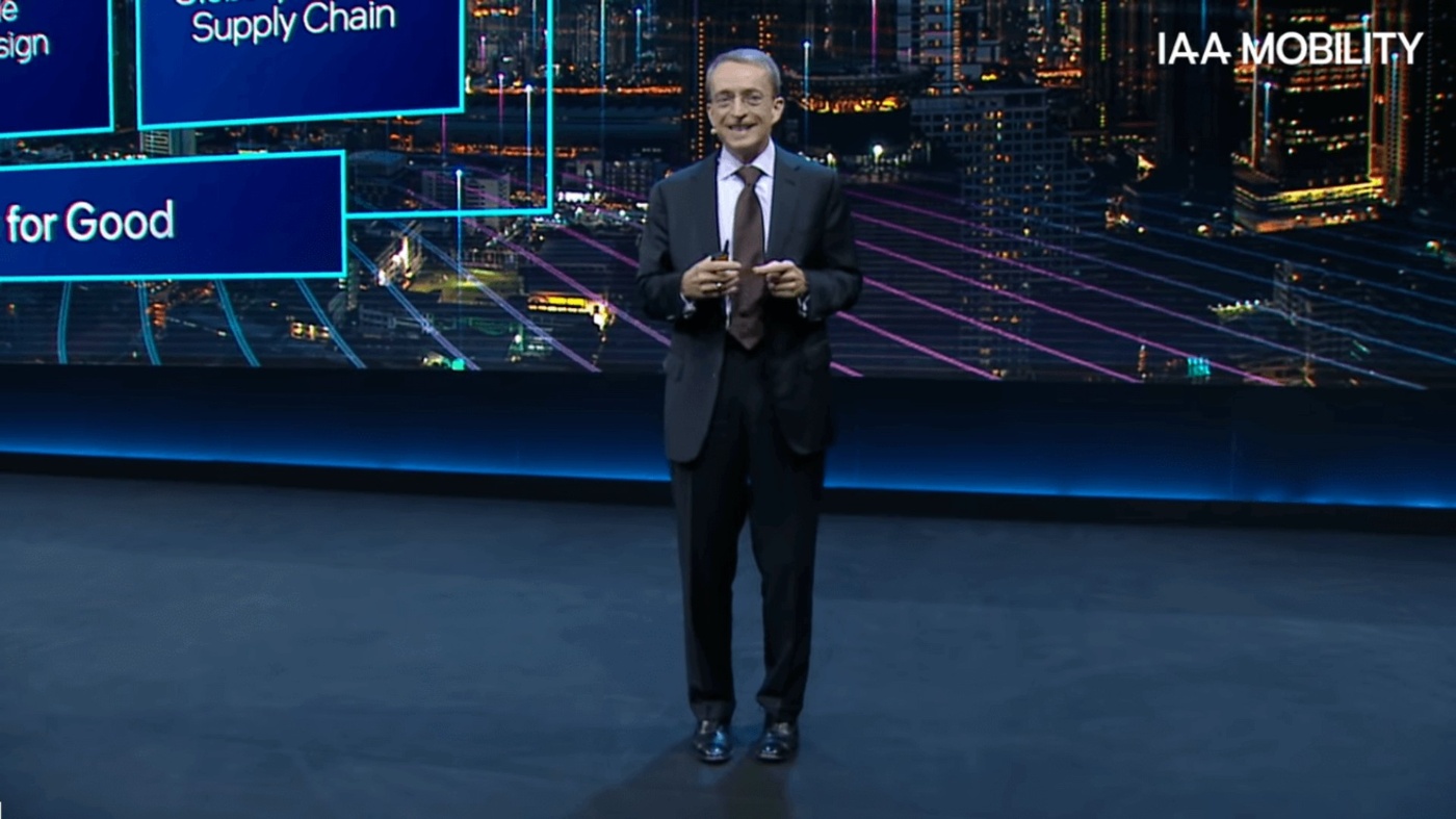 Pat Gelsinger hält Rede auf der IAA MOBILITY 2021