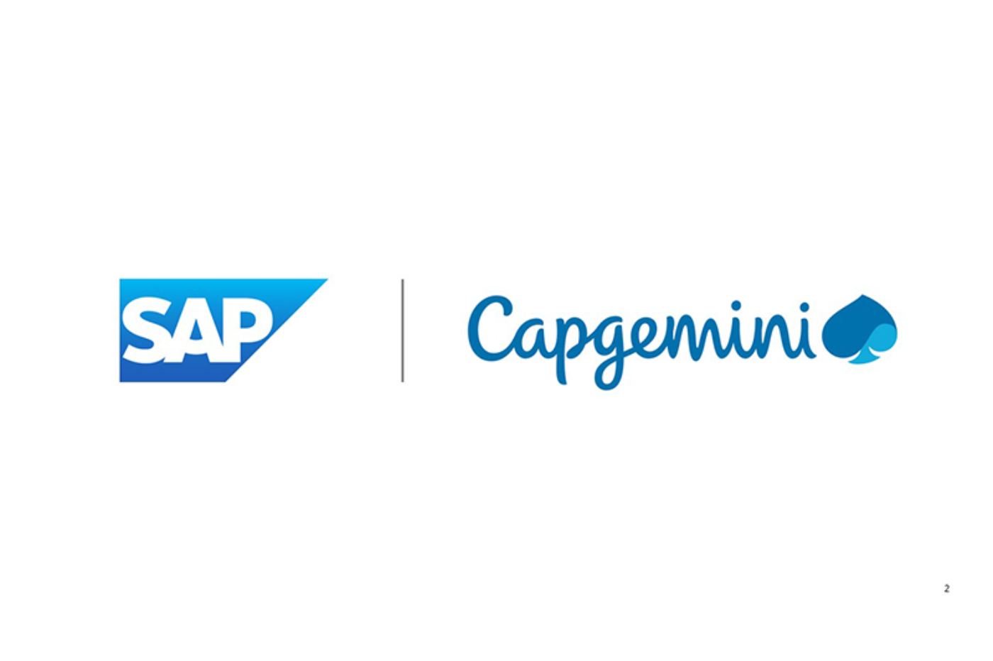 Logo: SAP and Capgemini