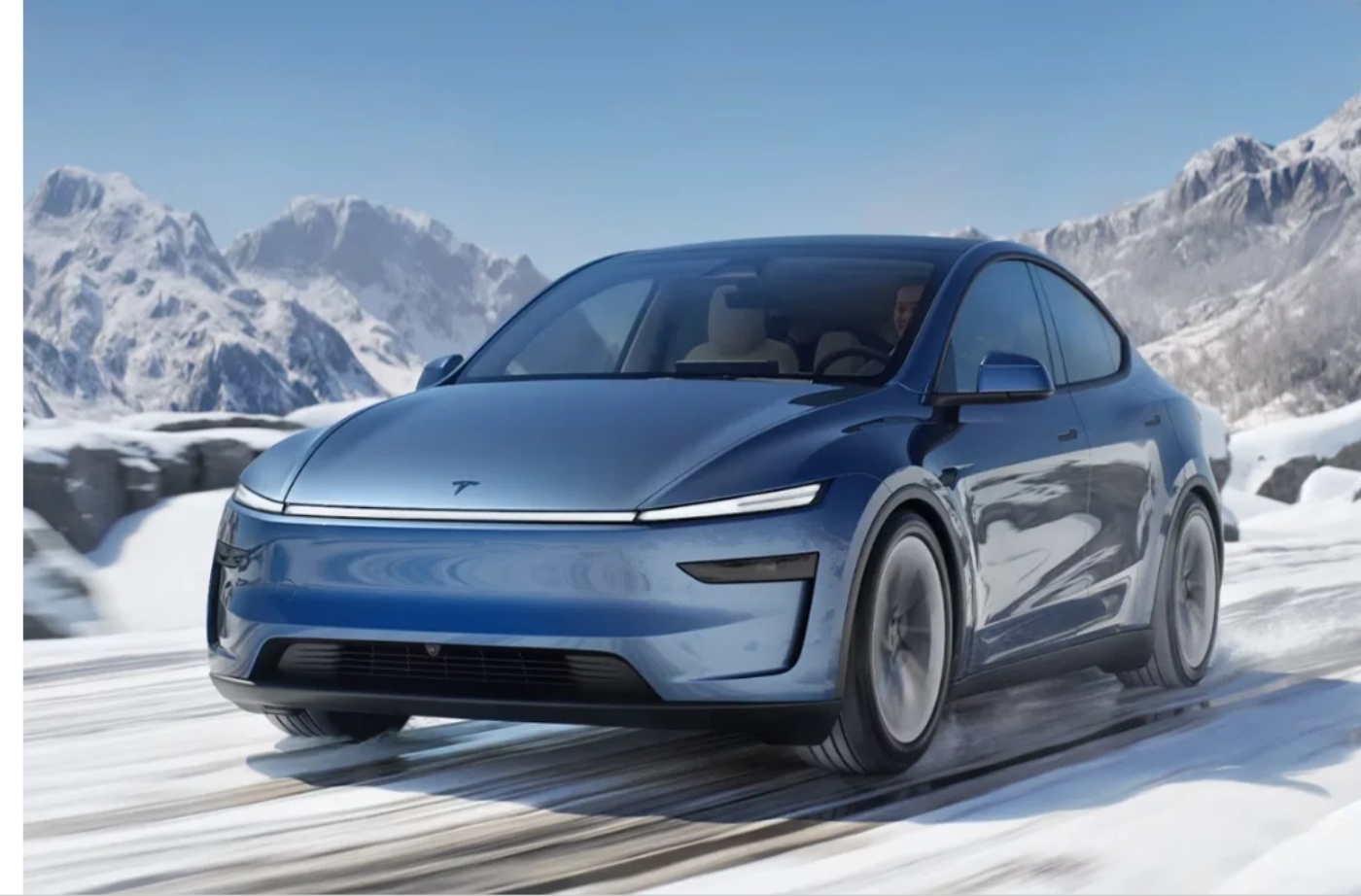 Das Tesla Model Y "Juniper" mit aktualisiertem Design.