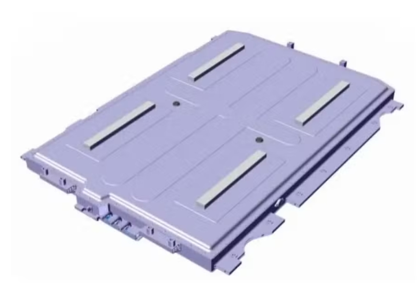 FAW Hongqi battery pack shown from above on a white background.